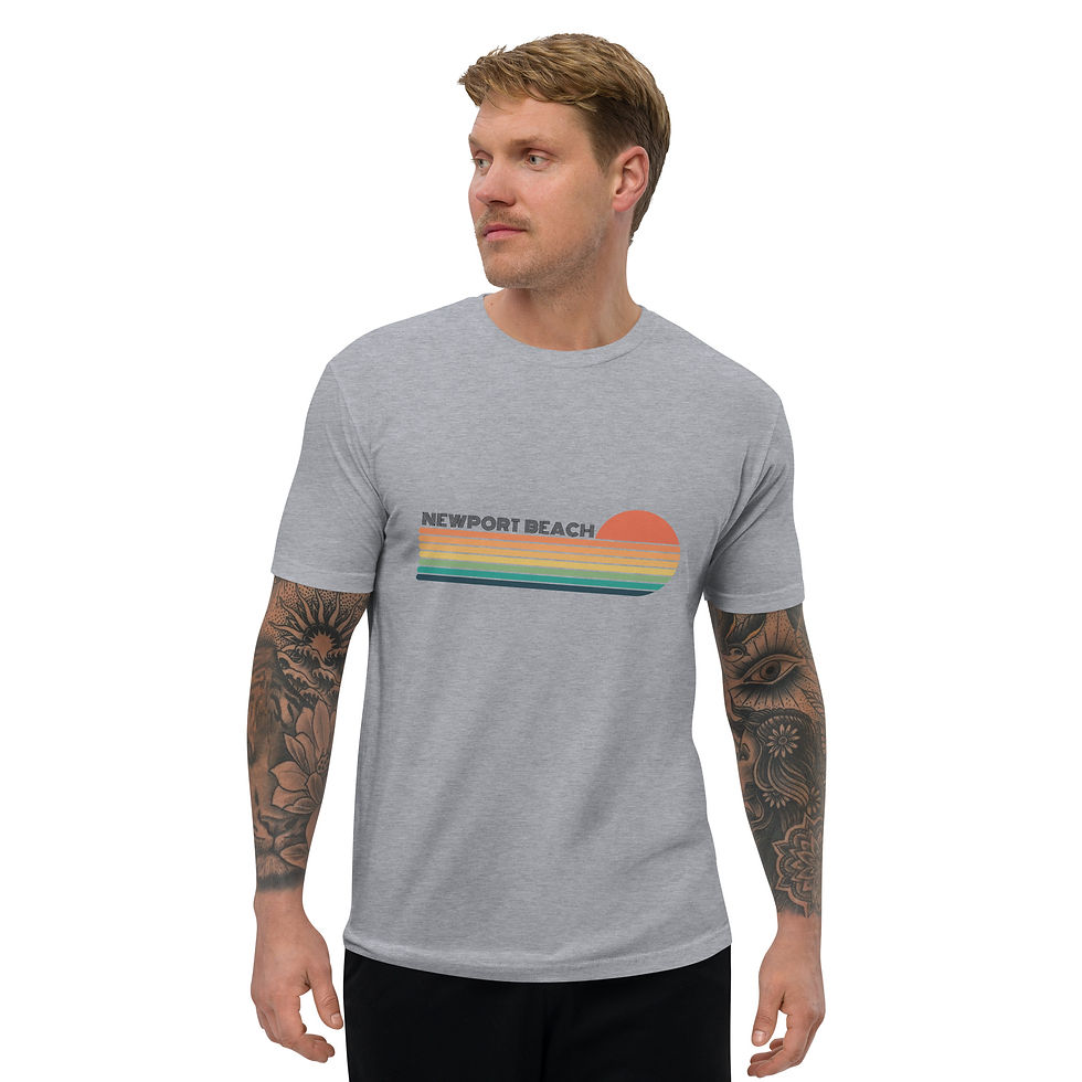 Thumbnail: Newport Beach Sun Rise. Short Sleeve T-shirt.