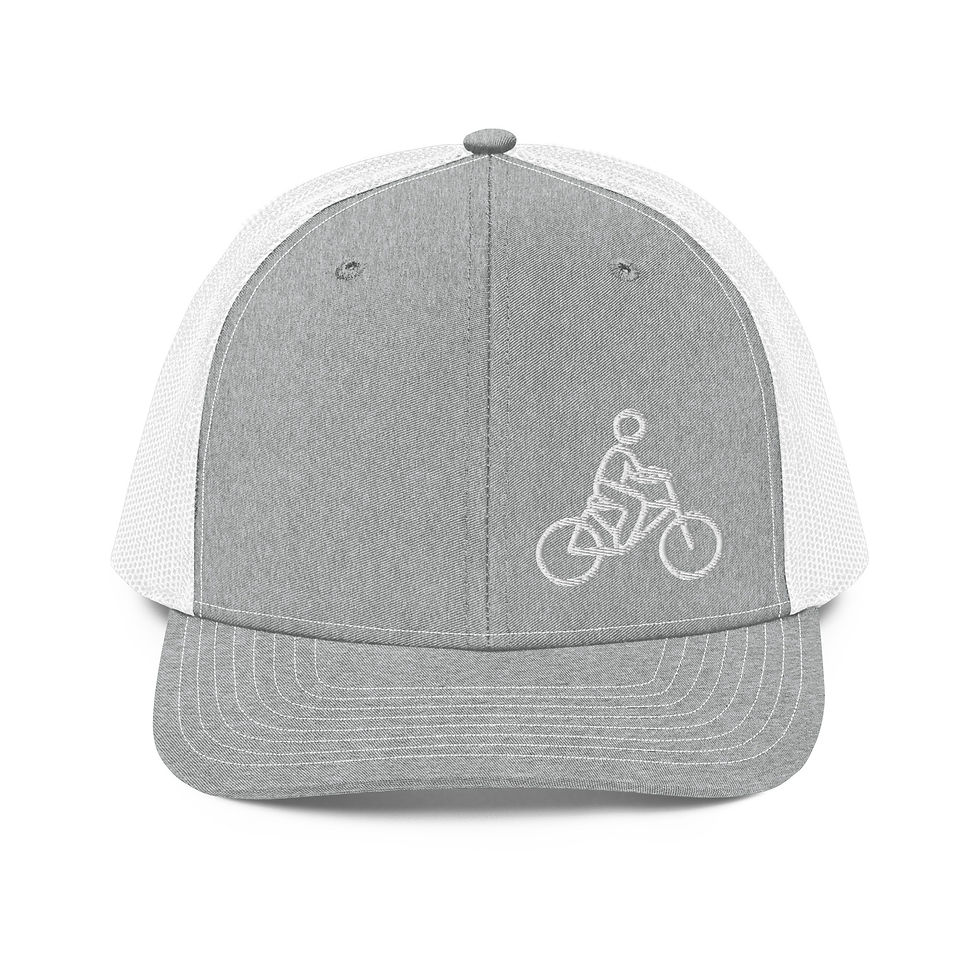 Thumbnail: Simple 20th St. Beach & Bikes Logo Trucker Cap