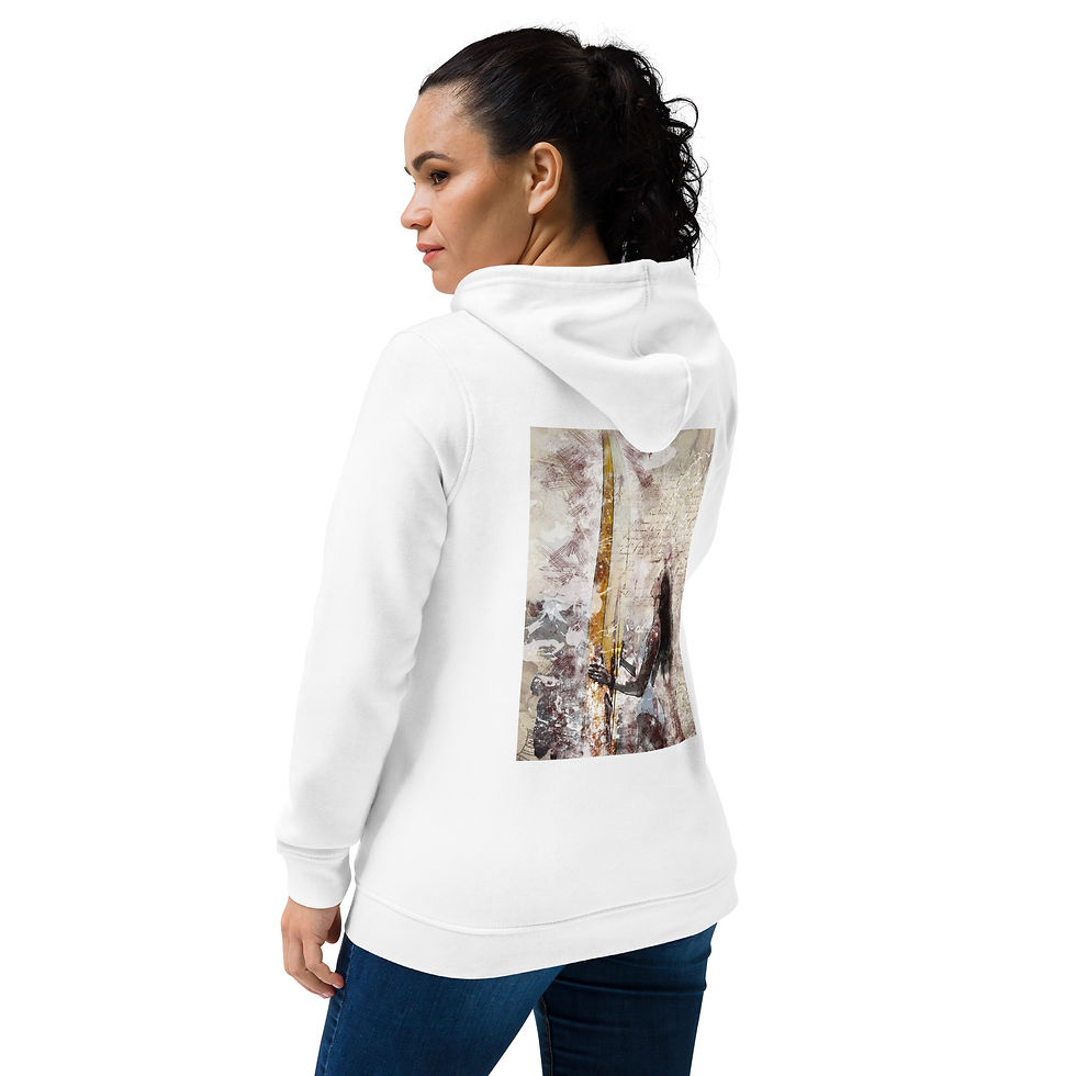 Thumbnail: Surfer Girl - Women's eco fitted hoodie