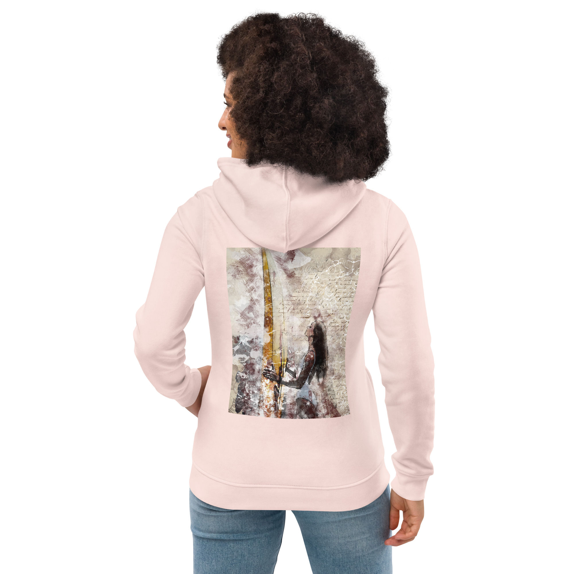 Surfer Girl - Women's eco fitted hoodie