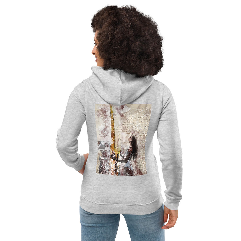 Surfer Girl - Women's eco fitted hoodie
