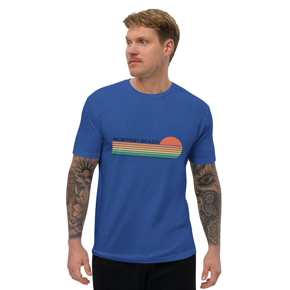 Thumbnail: Newport Beach Sun Rise. Short Sleeve T-shirt.