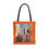 Thumbnail: Hanging Fashion Orange Tote Bag (AOP)