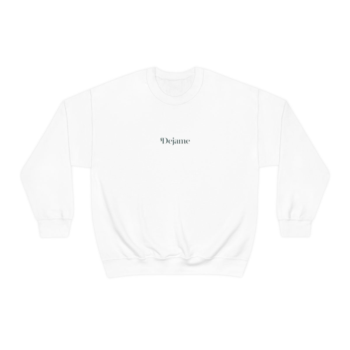 De White Sweatshirt | Unisex Heavy Blend™ Crewneck
