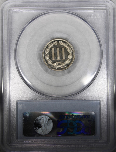 1883 Proof Three Cent Nickel PCGS PR64 CAMEO | Acousha Collectibles