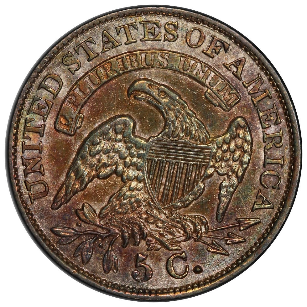 Thumbnail: 1834 Capped Bust Half Dime PCGS MS62