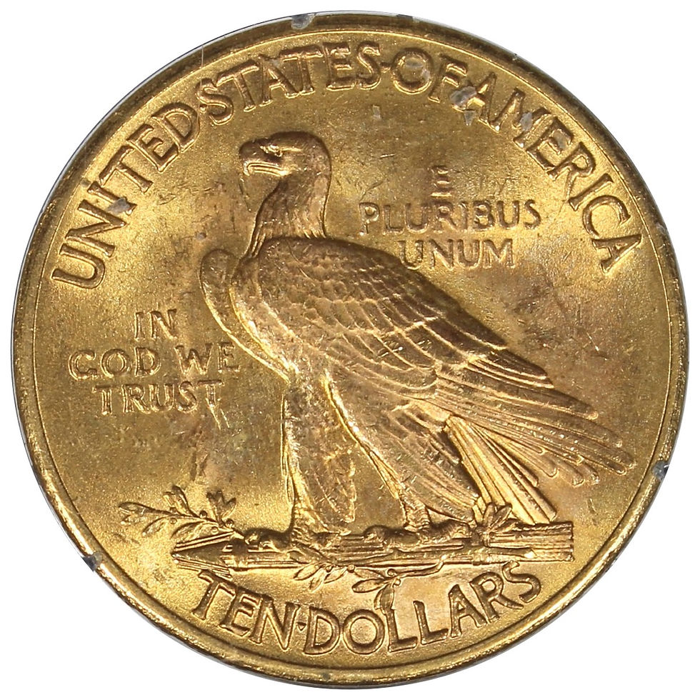 Thumbnail: 1926 $10 Gold Indian PCGS MS61 CAC