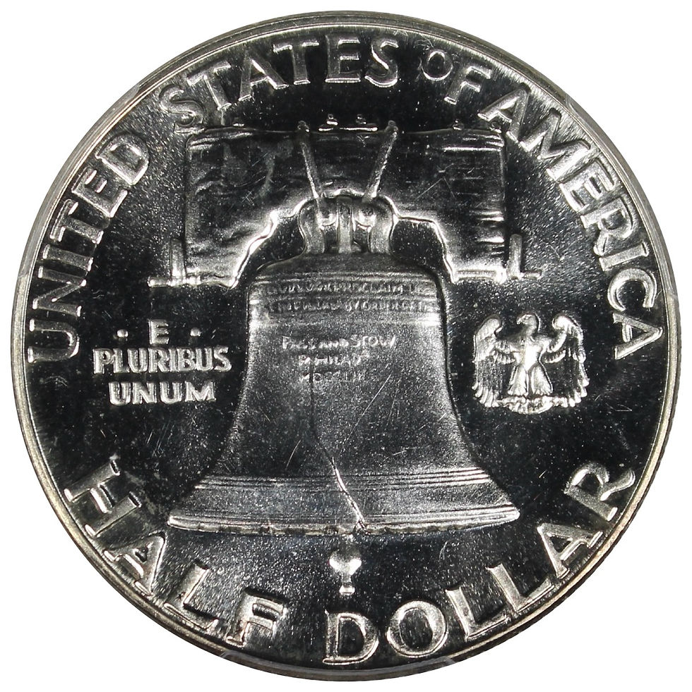 Thumbnail: 1950 Proof Franklin Half Dollar PCGS MS64 CAC