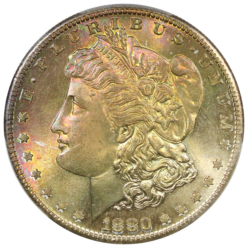 Thumbnail: 1880-S Morgan Dollar PCGS MS66+ CAC