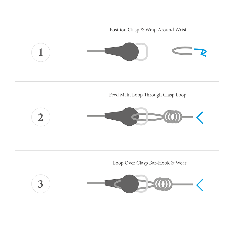 Thumbnail: Raven Black Dundee 9ct Yellow Gold and Stingray Leather Bracelet clasp instructions