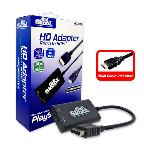 HD Adapter for PlayStation 1 & 2 | old-skool