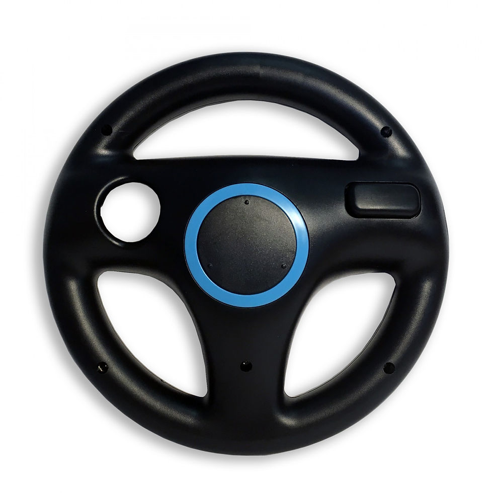Wii Wheel Black (2 Pack)