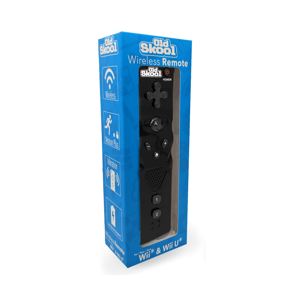 WIRELESS REMOTE FOR Wii & Wii U - Black