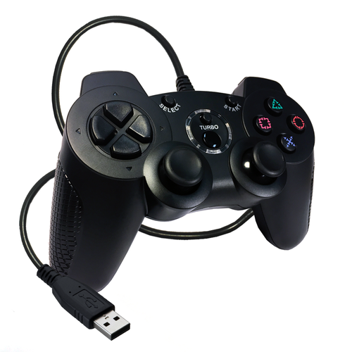 DOUBLE-SHOCK 3 PS3 WIRED CONTROLLER | old-skool