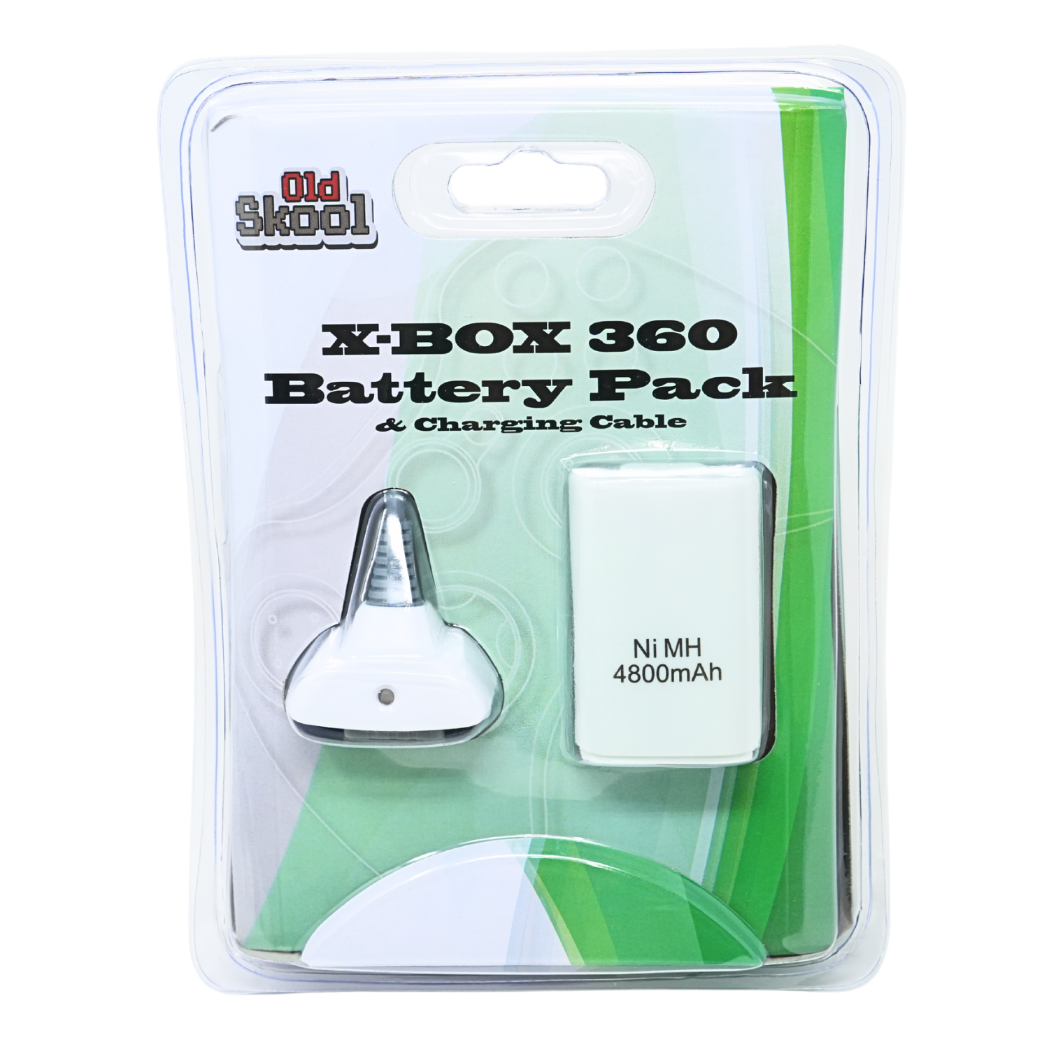 Xbox 360 Play N Charge Kit Battery and Charging cable - White
