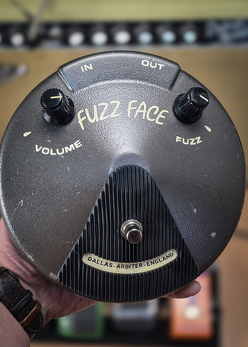 Vibrocaster Modded Dunlop Fuzz #9 Black NOS Texas Instruments