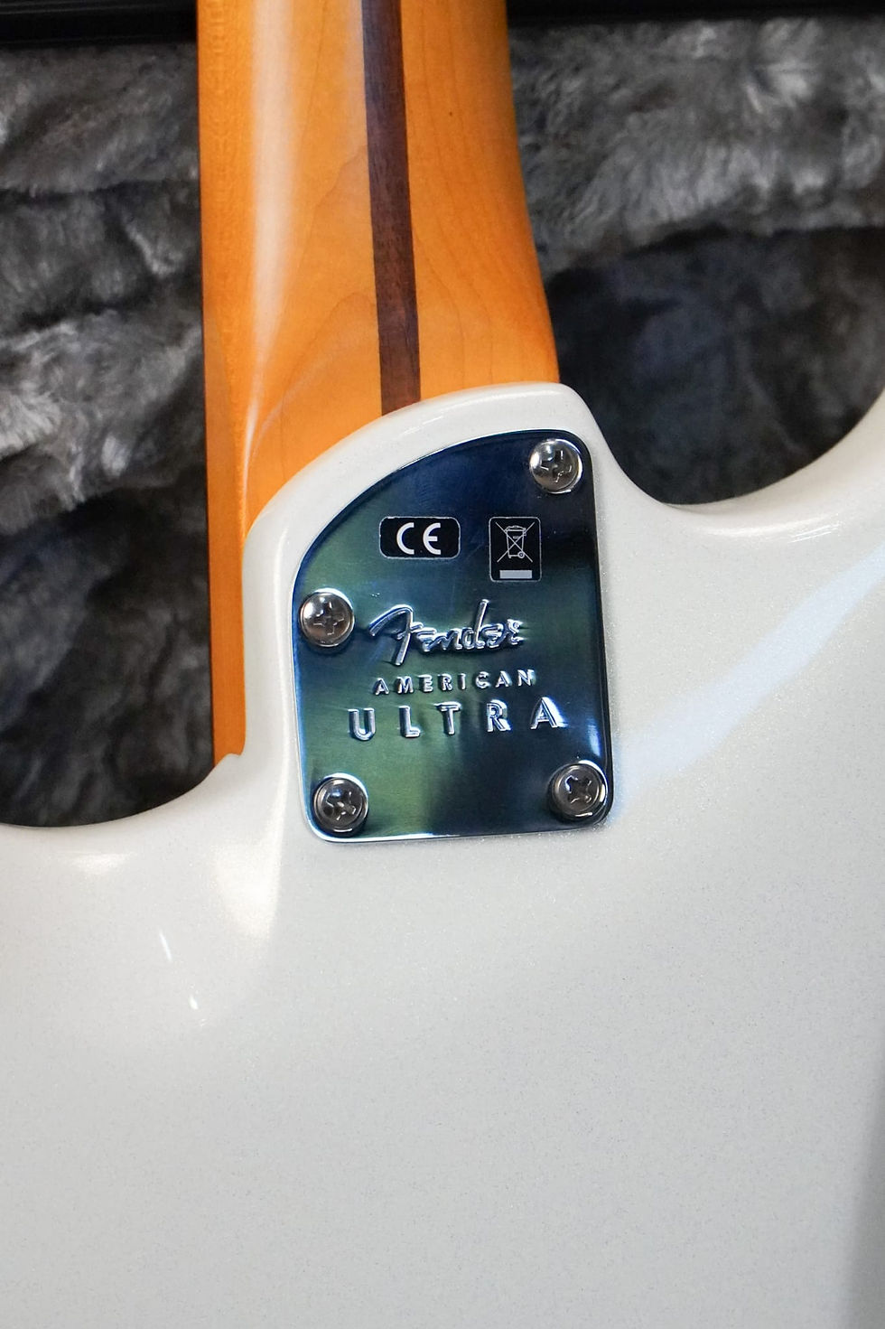 Thumbnail: 2019 Fender American Ultra Stratocaster Arctic Pearl w/Case and Accessories