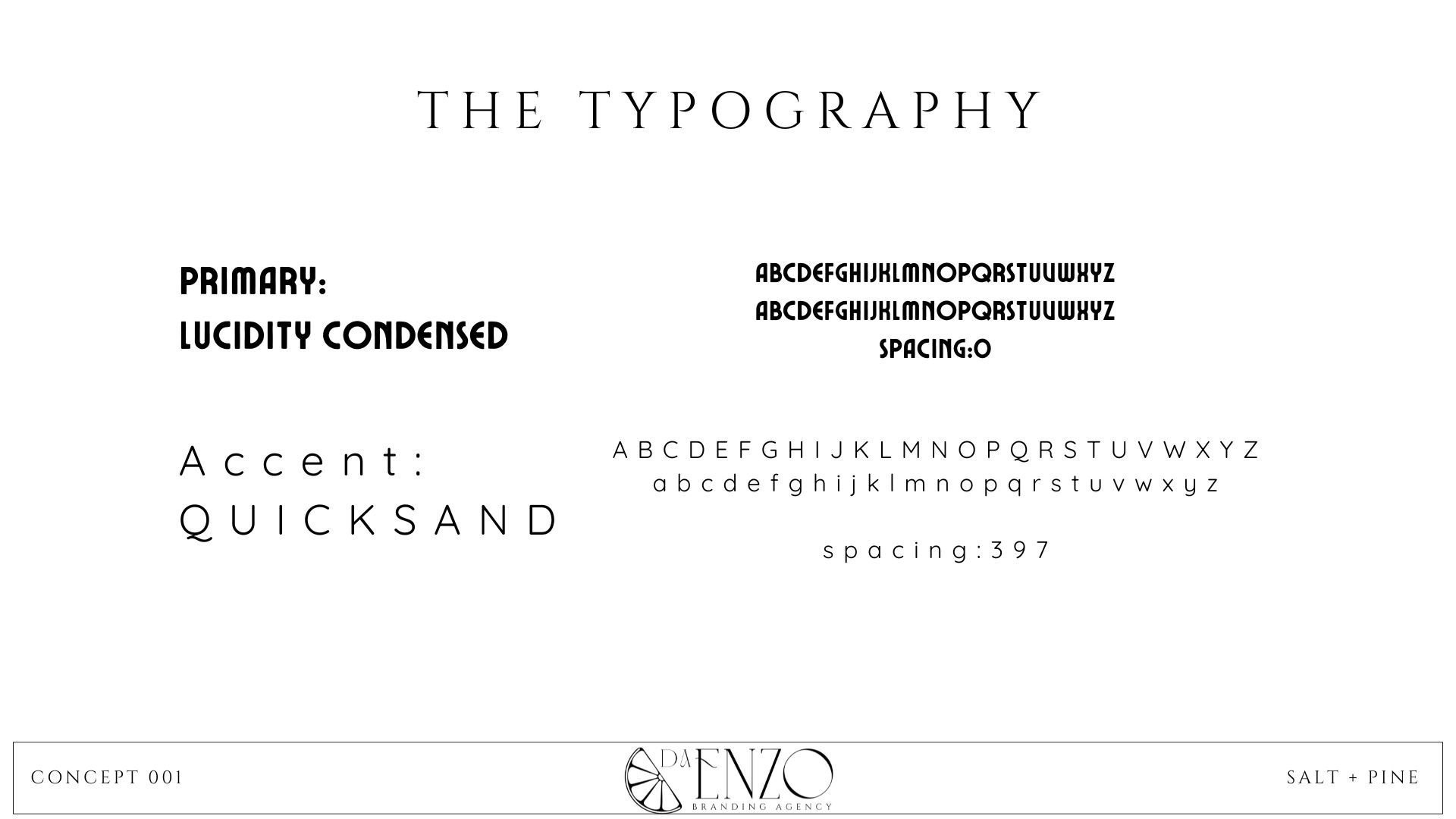 DA ENZO BRANDING AGENCY PENSACOLA, FLORIDA