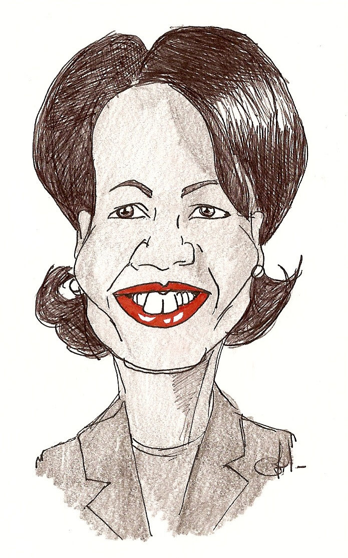 caricature Rice