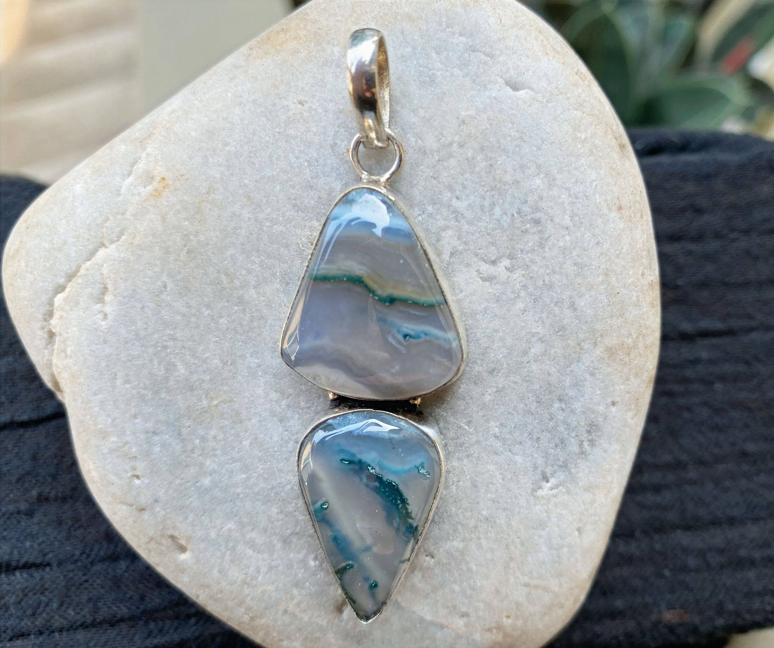 Moss Agate Pendant