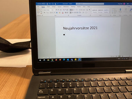 Ein Zusammenhang zwischen dem Kampf gegen das Virus und unseren Vorsätzen 2021