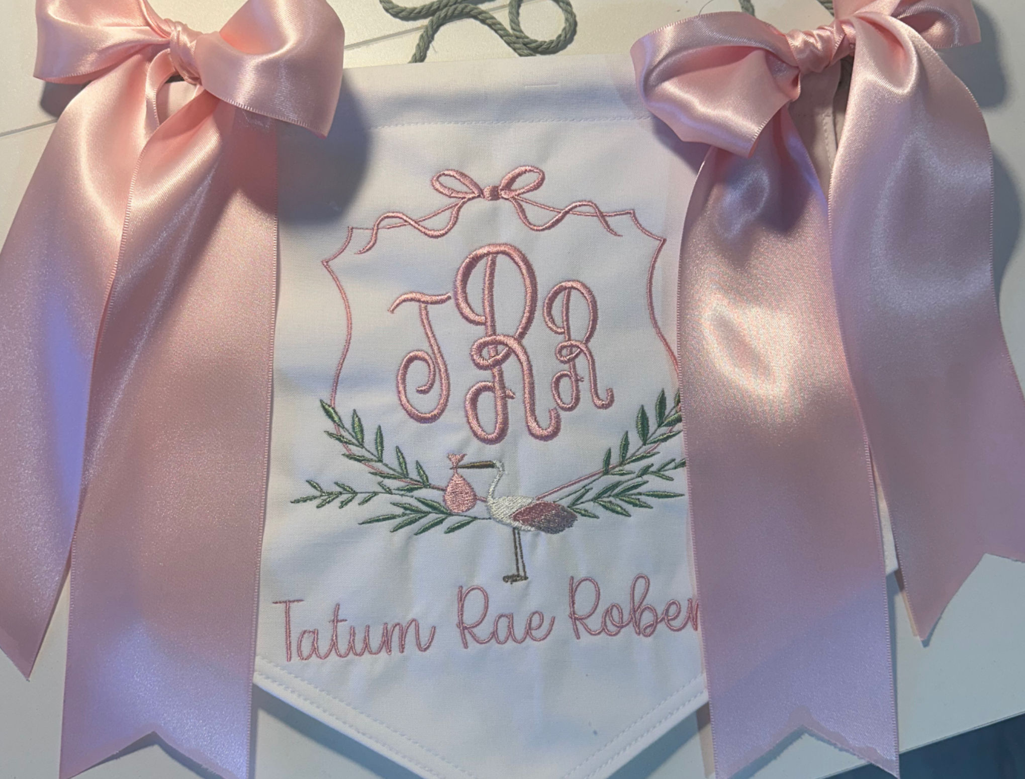 Personalized Baby Birth Banner
