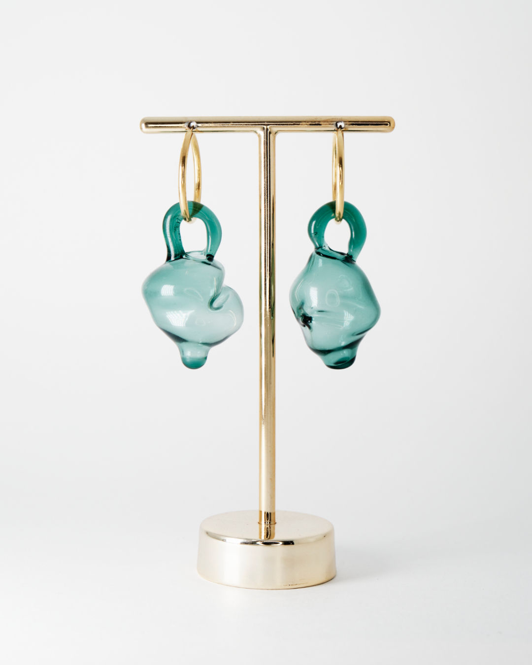 Brinco Amassado Verde Água