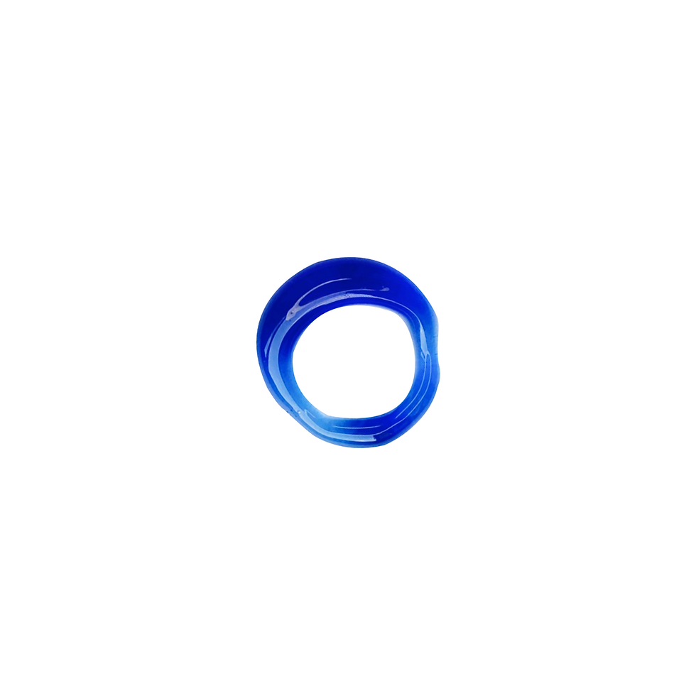 Miniatura: ANEL DONUT AZUL
