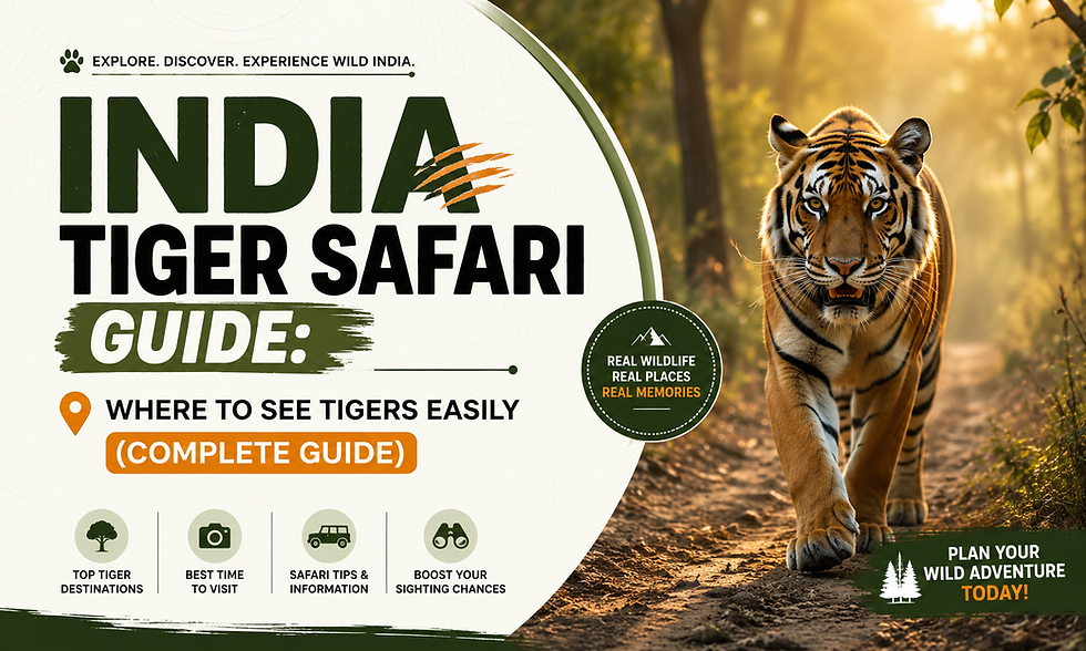 India Tiger Safari Guide: Where to See Tigers Easily (Complete Guide)