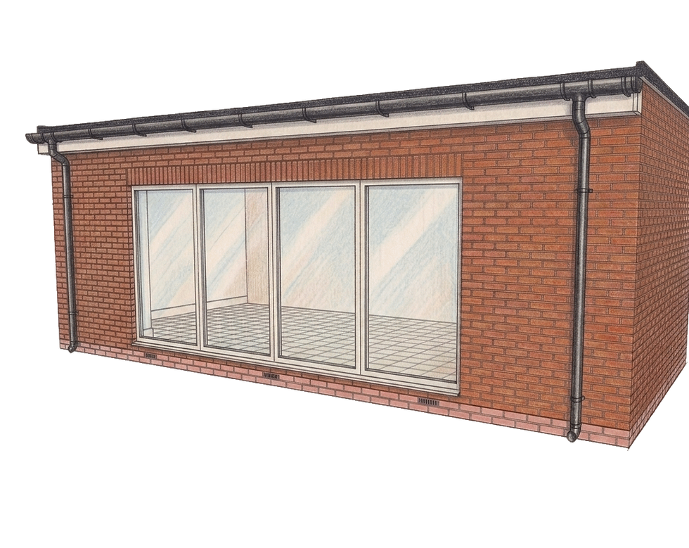 Single Storey Flat Roof