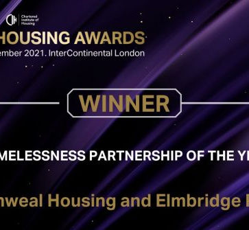 Commonweal and Rentstart win Homelessness Partnership of the Year
