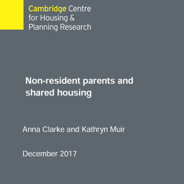 Commonweal funded research into non-resident parents and shared housing publishes findings