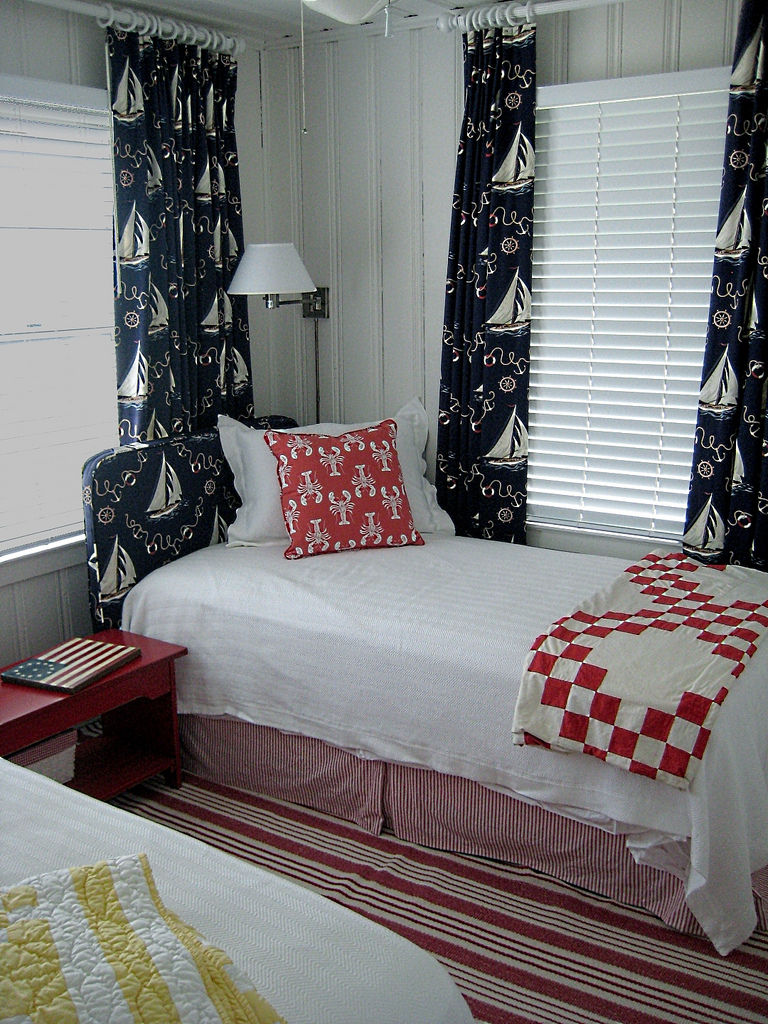Nautical BLUE RED and WHITE DECOR
