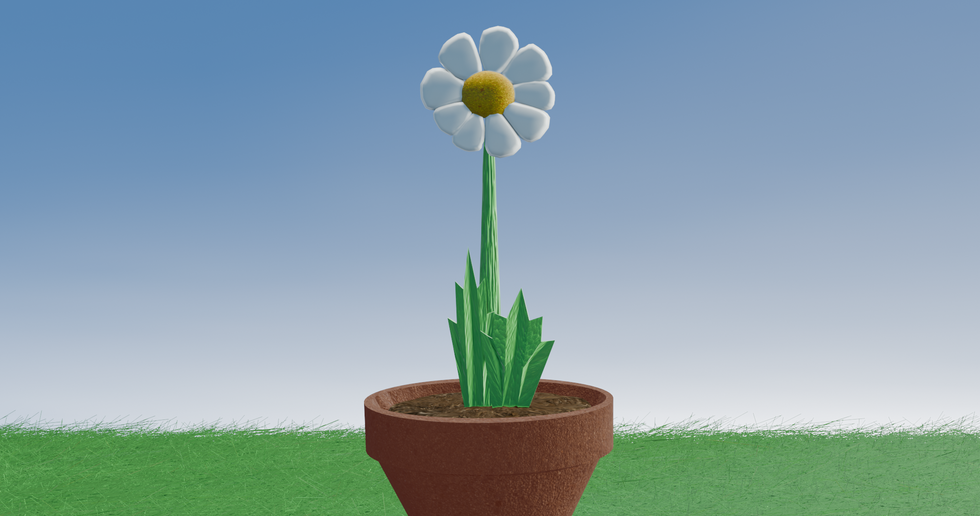 Image IA d'une marguerite