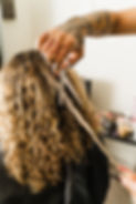 blonde curls