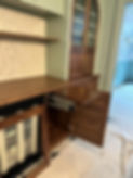Also integrated in this area- a Kitchen Aid lift