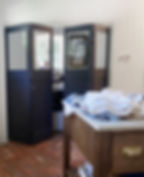 Real life laundry room After, including baby onesies