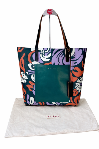 希少』MARNI PVC TRIBECA HORIZONTAL TOTE BAG Marni Tribeca Tote Bag | Bossa Vintage Shop