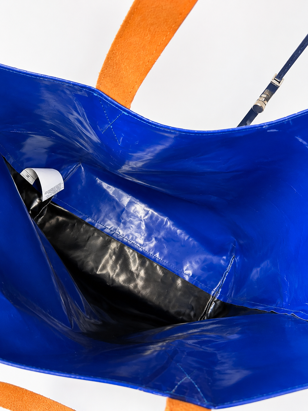 Thumbnail: Marni Black & Blue PVC Tote Bag