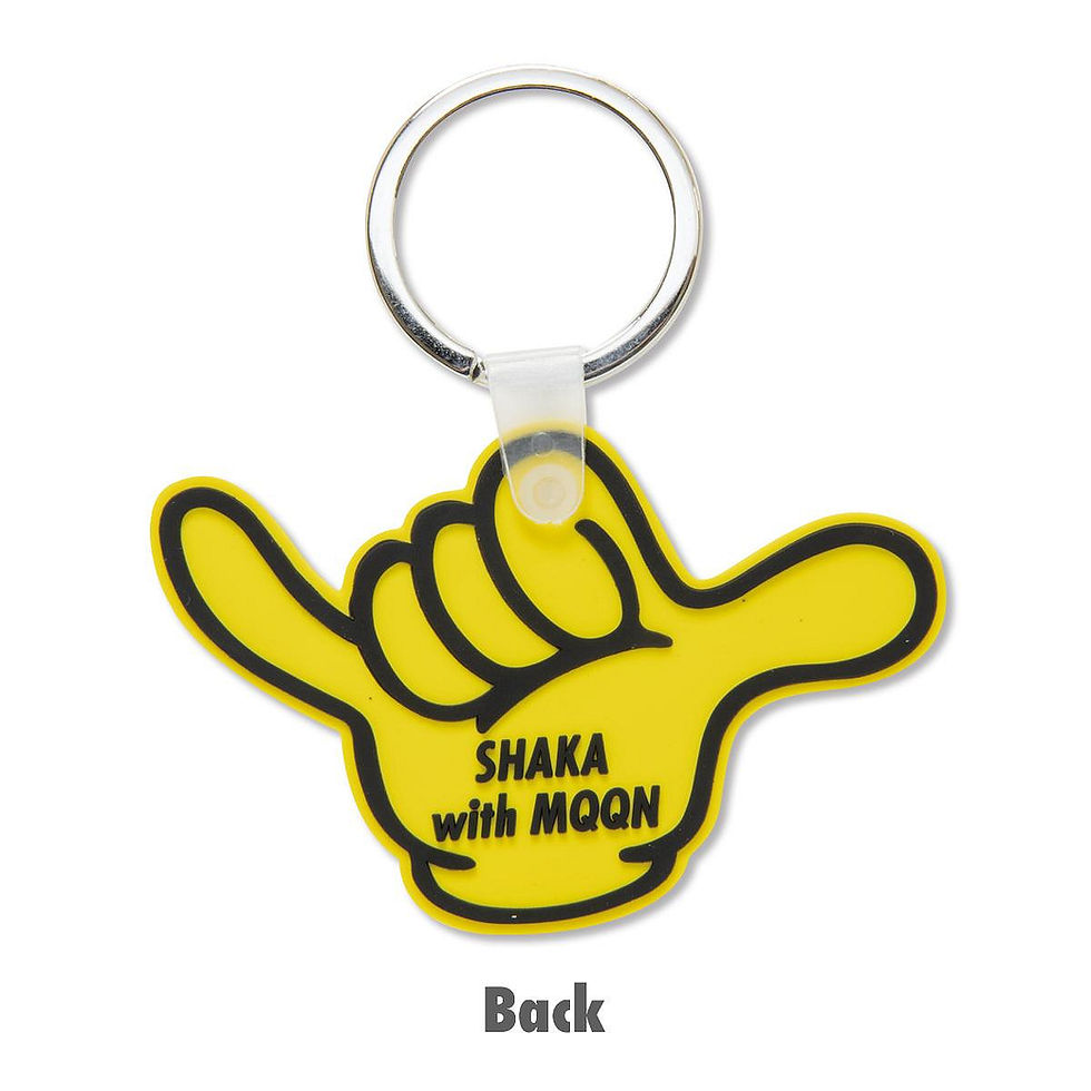 縮圖：MOONEYES Shaka 夏威夷 阿囉哈 造型鑰匙圈 [MKR208YE]
