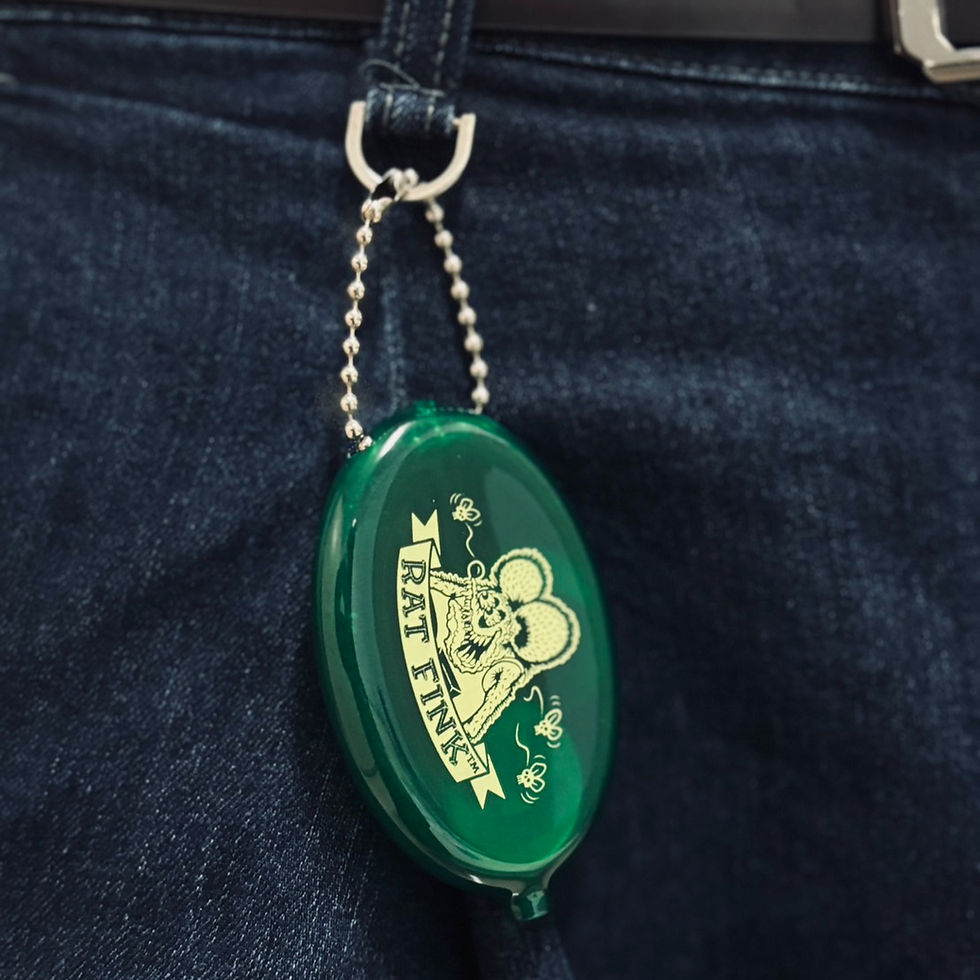縮圖：Rat Fink 芬克老鼠 橢圓零錢包