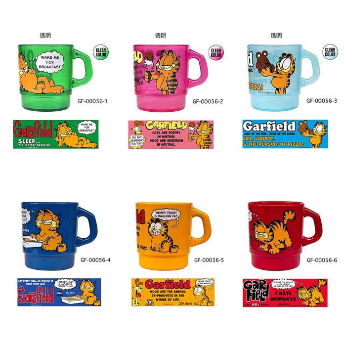 縮圖：日本進口 GARFIELD 加菲貓 牛奶杯