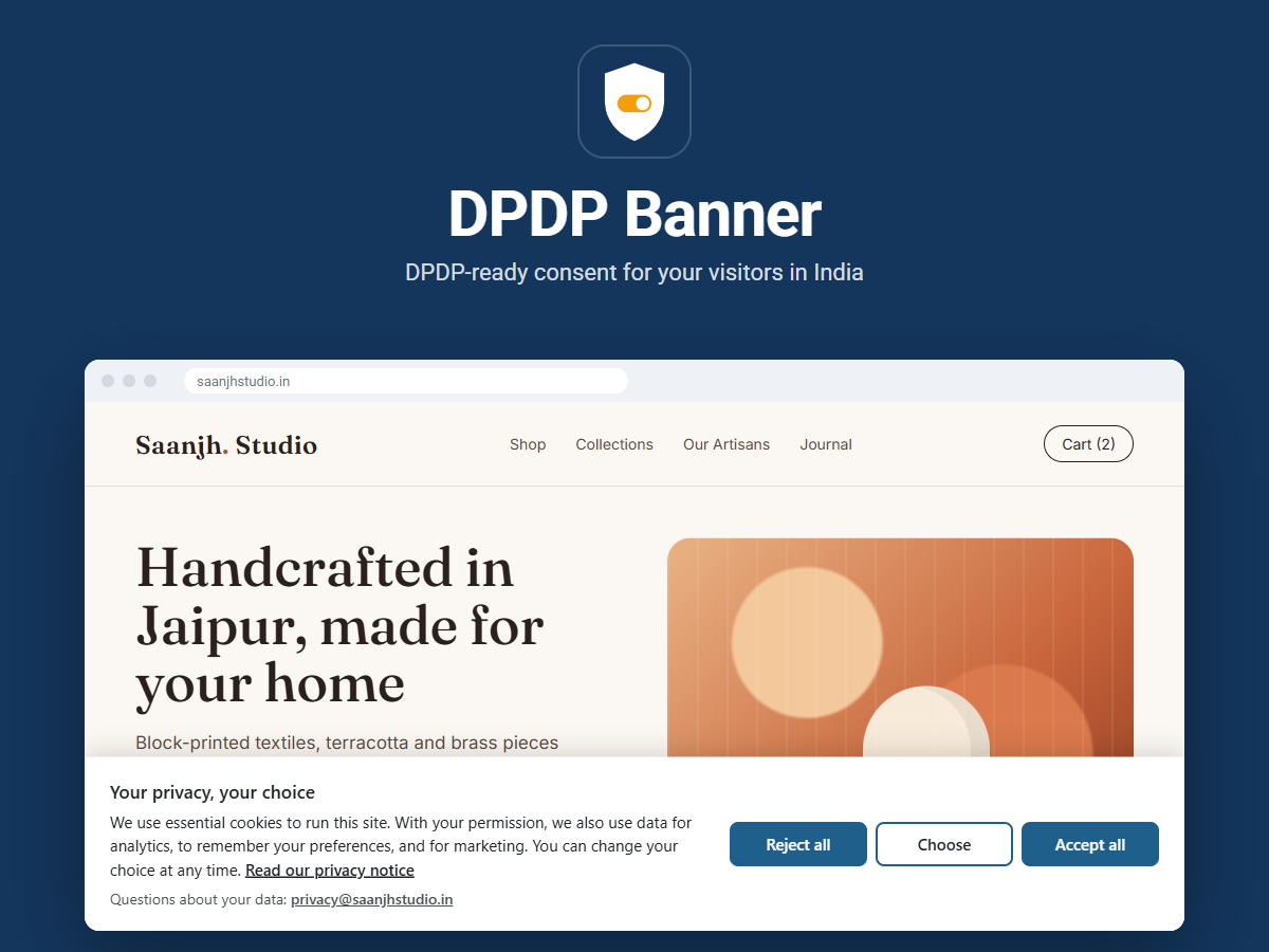 DPDP Banner screenshot 1