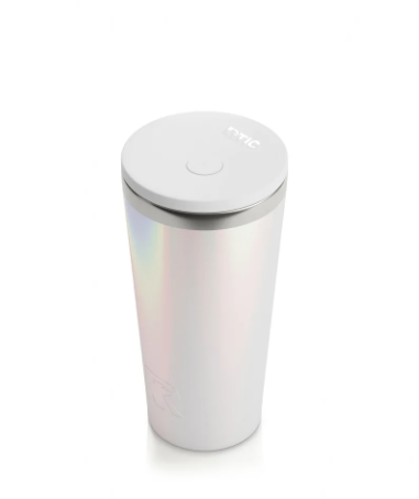 Miniatura: VASO DIARIO GLITTER BLANCO 20 OZ: COD: 3006