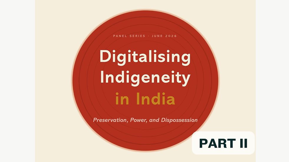Part II: From Mistranslation to Dispossession: Culture, Land, and Algorithmic Power in India