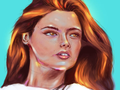 DIGITAL PAINTING PRACTICE- PORTRAIT