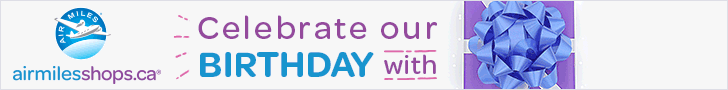 Air Miles Shops Anniversary Banner Ad