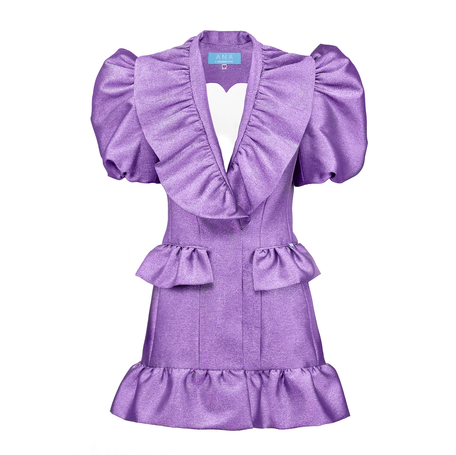 SWEETHEART Blazer Dress in Violet