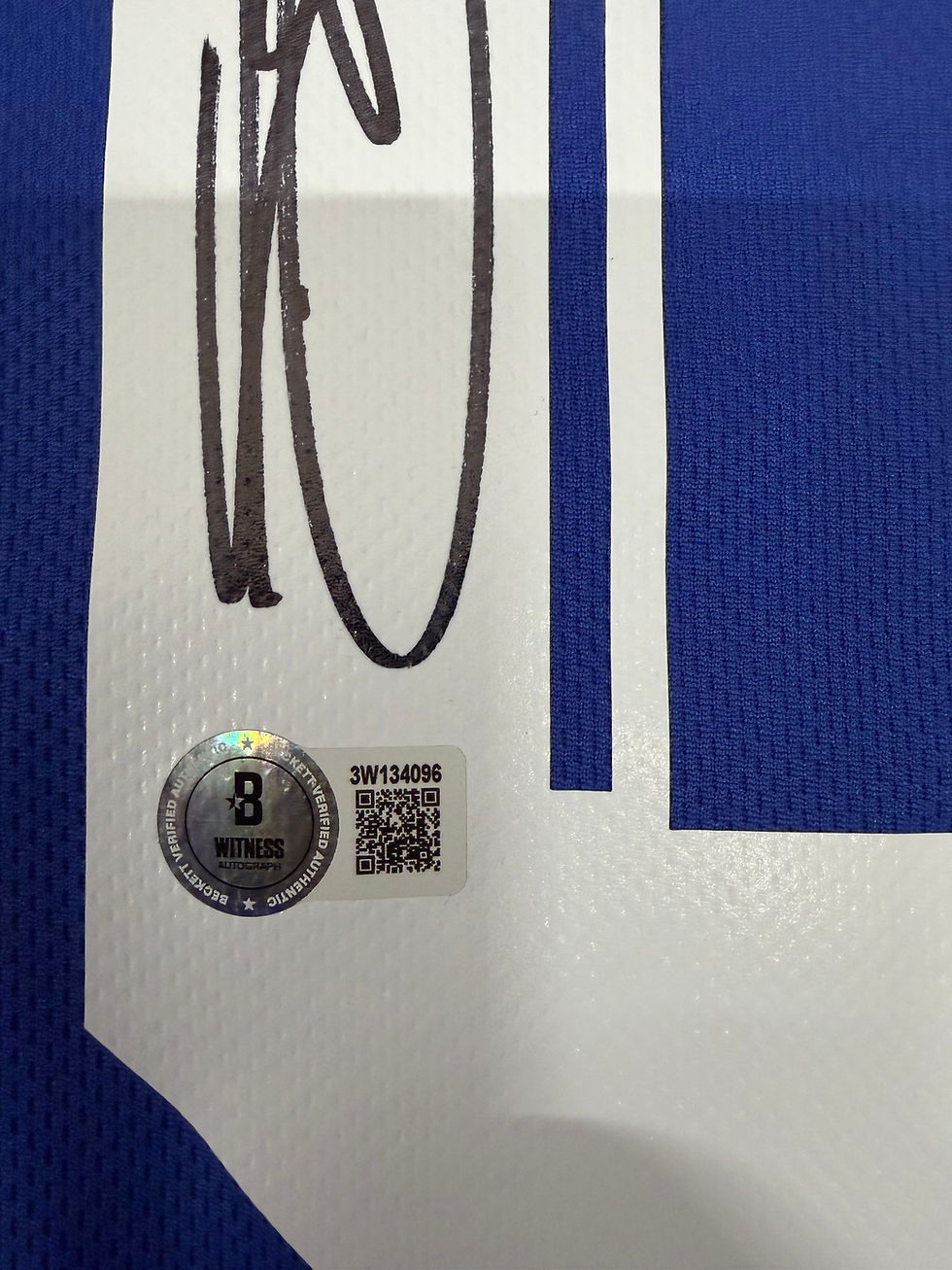 Thumbnail: David Trezeguet Signed France National Team Adidas Authentic Jersey