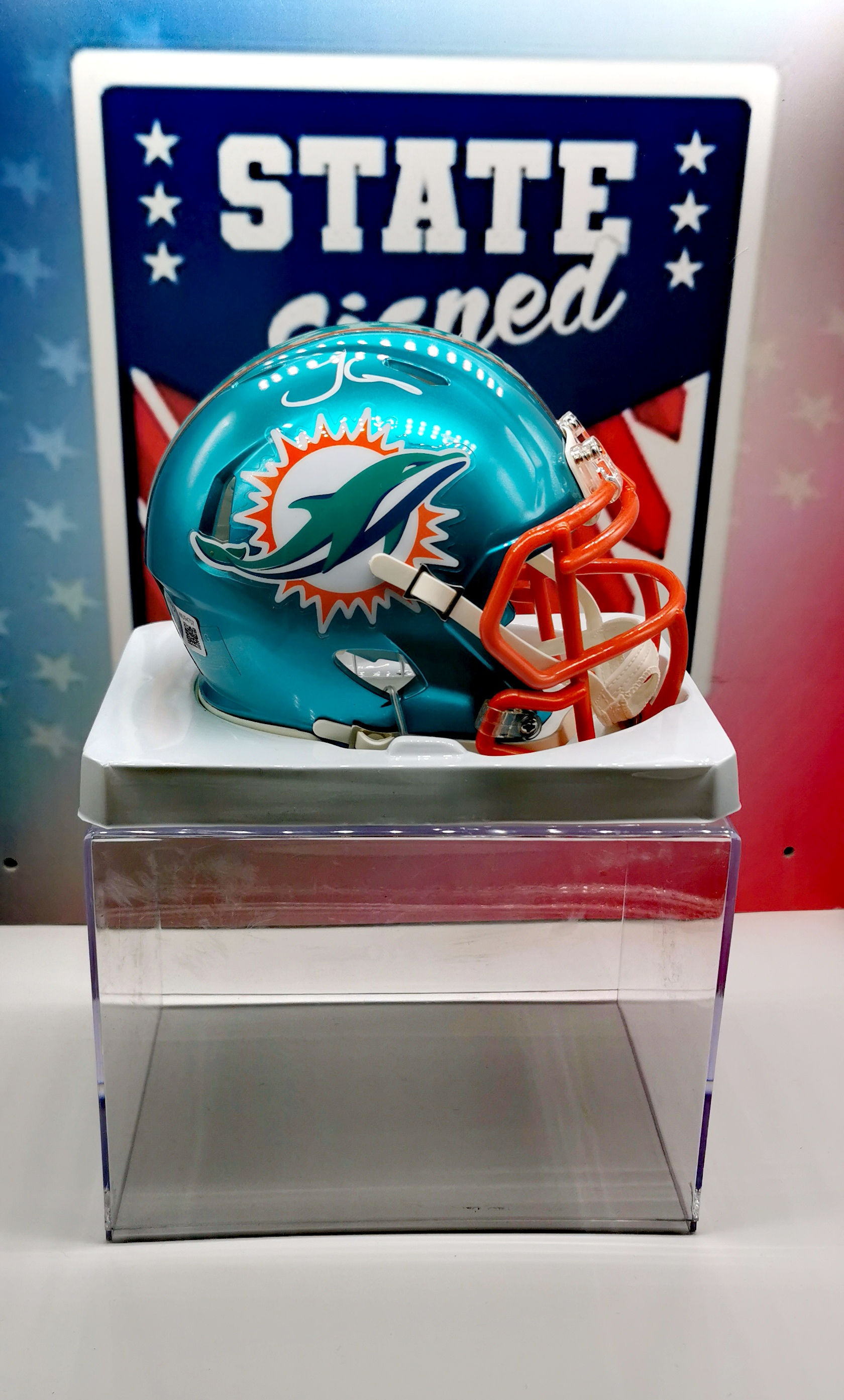 Tyreek Hill Miami Dolphins Flash Mini Helmet